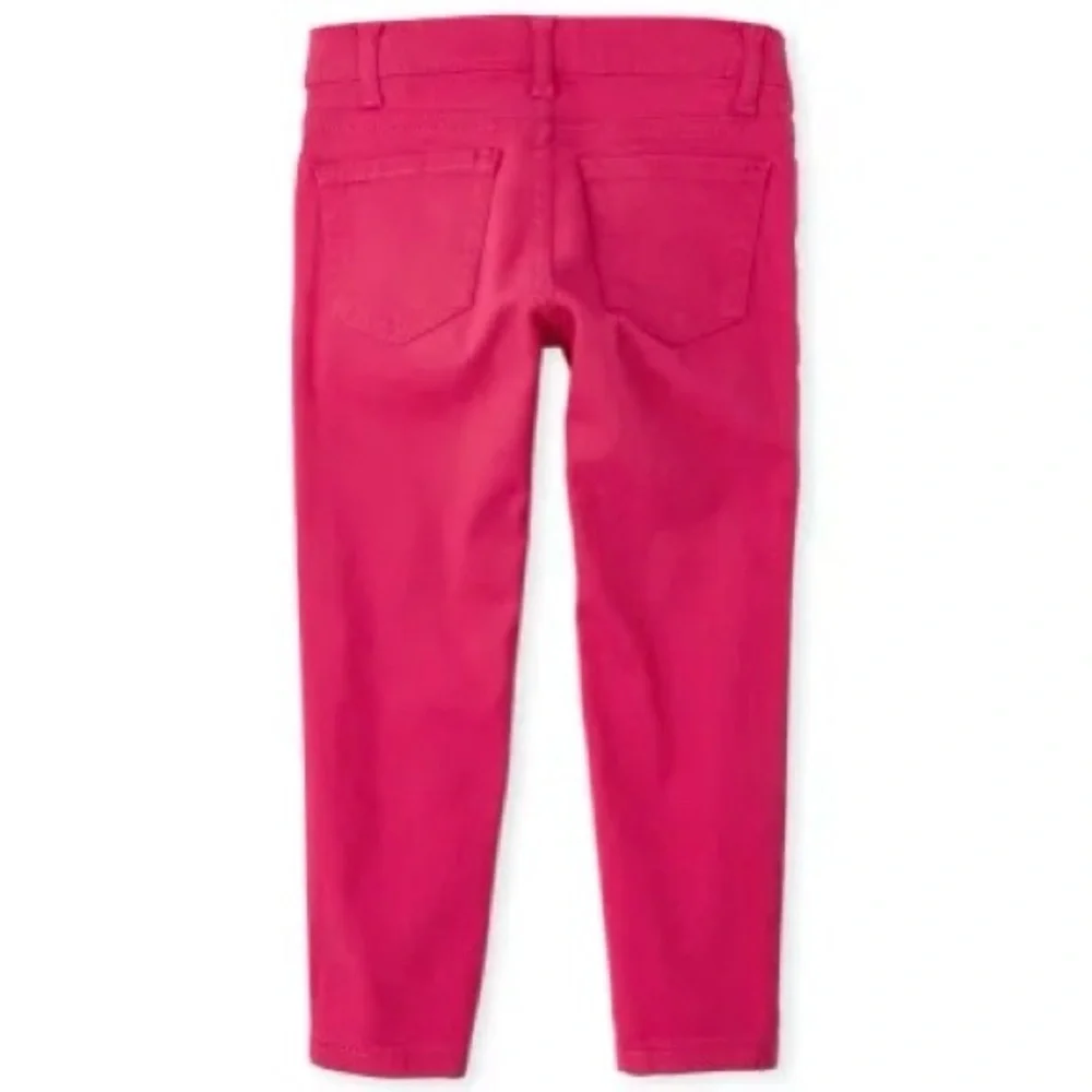 NWT Girl's The Children's Place Skinny Jeans Pink Size 6
